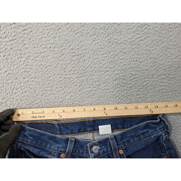 Levi's 501xx Jeans Mens 33x31 (Actual 29.5x27) Vintage Style Button Fly Blue - Picture 5 of 15